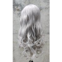 Grey Lace Front wig 60cm curly | S88 Silver