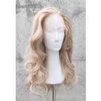 Blond Lace Front Perücke 55cm gelockt | Beige